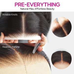 maady hair luxury natural black remy hair 5x5 lace closure jerry curly human hair wig