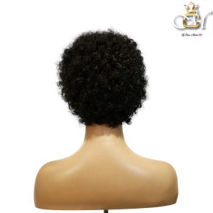 maady hair luxury machine made black wig remy hair h023