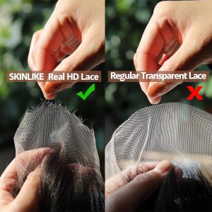 maady hair luxury 13x4 straight hd lace front wig natural black remy hair