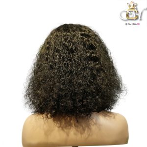 maady hair luxury machine made black wig remy hair tc047