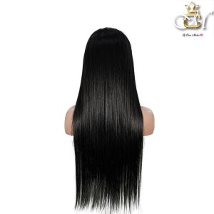 maady hair luxury natural black remy hair 6x7 lace closure straight human hair wig
