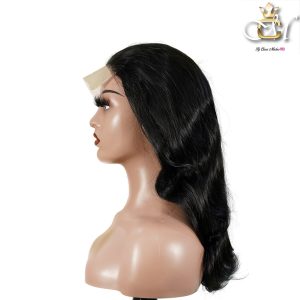 maady hair luxury natural black remy hair 5x5 lace closure body wave human hair wig