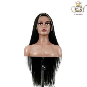 maady hair luxury natural black asian raw hair 13x6 hd lace front wig straight human hair wig