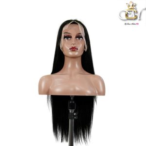 maady hair luxury 13x6 double drams straight lace front wig black remy hair