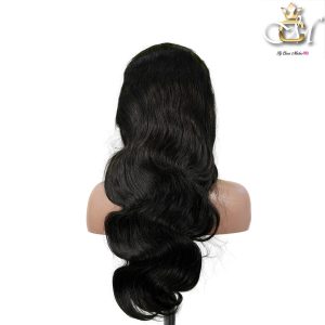 maady hair luxury natural black asian raw hair 13x6 hd lace front wig body wave human hair wig