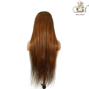 maady hair luxury 13x4 straight lace front wig 30 brown 26 inch remy hair