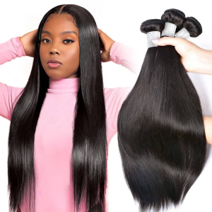 maady hair luxury remy hair black straight bundles brazilian weaving