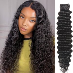 maady hair luxury remy hair black deep wave bundles laotian weaving