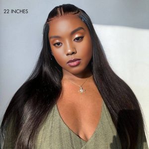 maady hair luxury natural black asian raw hair 6x7 hd lace closure straight human hair wig